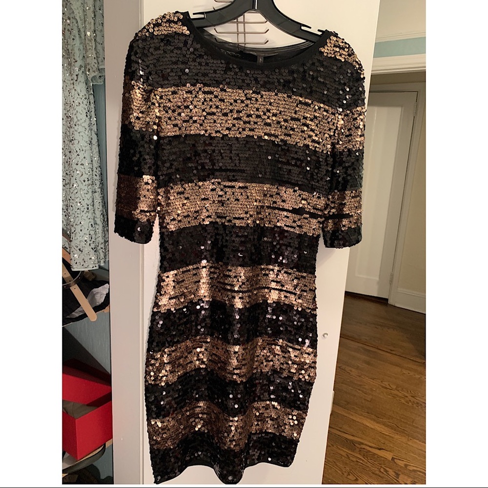 BCBG MaxAzria sequined dress